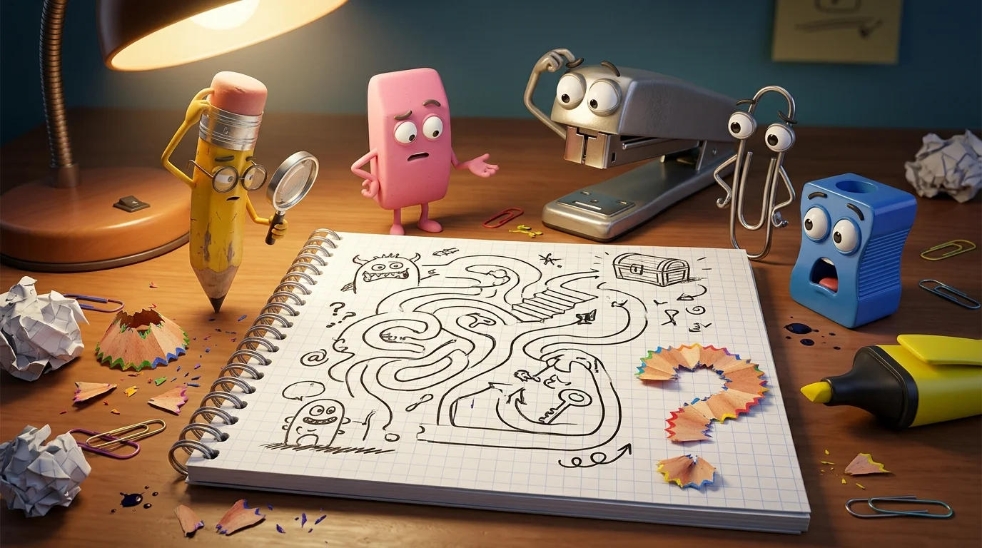 Easy Stationery Riddles for Kids
